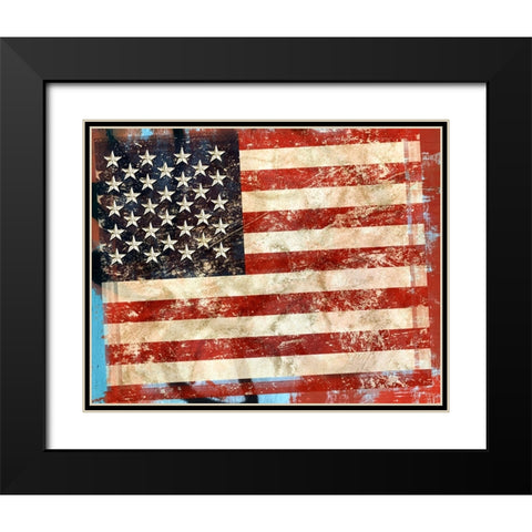 S and S Vintage Black Modern Wood Framed Art Print with Double Matting by Smith, Karen