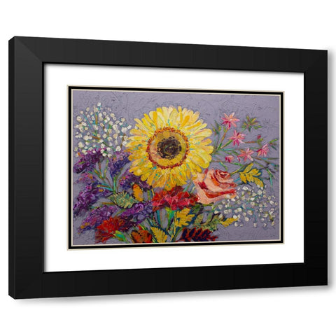 Sunny Mexico Black Modern Wood Framed Art Print with Double Matting by St Hilaire, Elizabeth