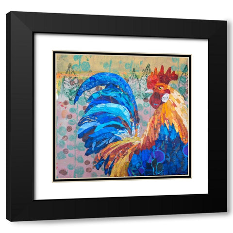 A Top of the Morning Black Modern Wood Framed Art Print with Double Matting by St Hilaire, Elizabeth