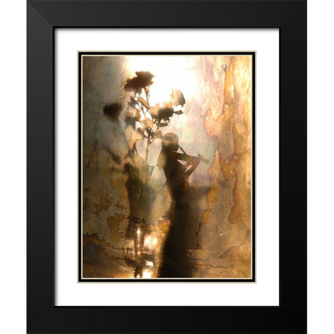 Music of light and shadow Black Modern Wood Framed Art Print with Double Matting by Morozov, Andrey