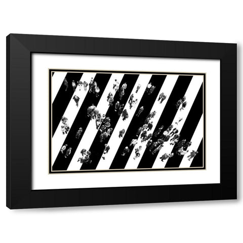 Find me Black Modern Wood Framed Art Print with Double Matting by Eisele, Stefan
