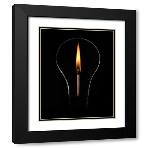 Match Black Modern Wood Framed Art Print with Double Matting by Matsumura, Naoki