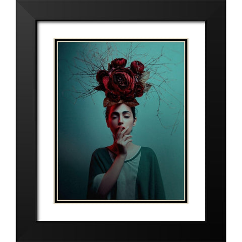 Untitled Black Modern Wood Framed Art Print with Double Matting by Hamidnezhad, Amin