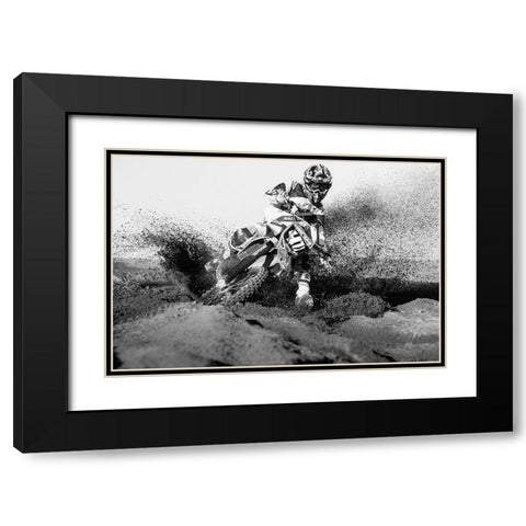 Krisztian Tompa Black Modern Wood Framed Art Print with Double Matting by Szabo, Attila