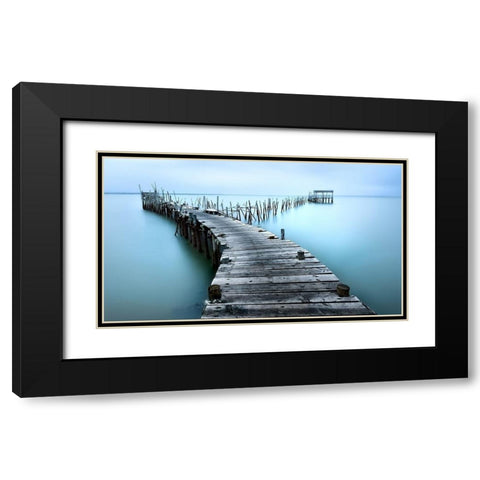 Carrasqueira II Black Modern Wood Framed Art Print with Double Matting by M. Garcia, Jesus