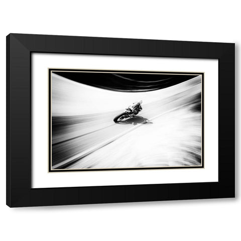 A Smoother Road Black Modern Wood Framed Art Print with Double Matting by Abrantes, Paulo