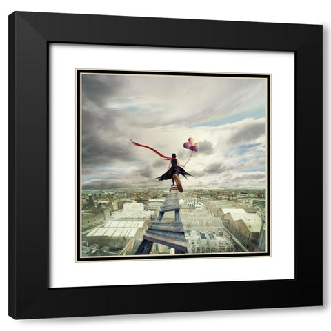 I Belong To You Black Modern Wood Framed Art Print with Double Matting by Marcisovsky, Martin