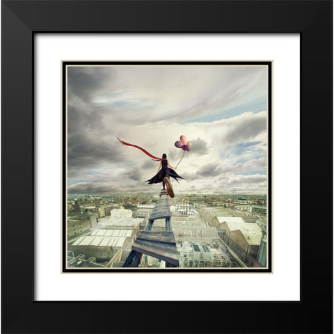 I Belong To You Black Modern Wood Framed Art Print with Double Matting by Marcisovsky, Martin