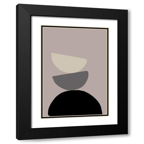 The Tower Black Modern Wood Framed Art Print with Double Matting by Artographie Studio