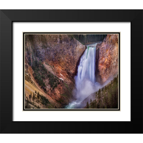 Lower Falls Grand Canyon Black Modern Wood Framed Art Print with Double Matting by Palacios, Ignacio