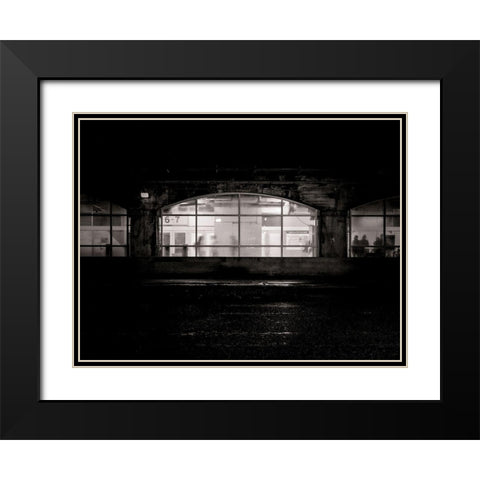 Under the Overpass No 5 Black Modern Wood Framed Art Print with Double Matting by Carson, Brian