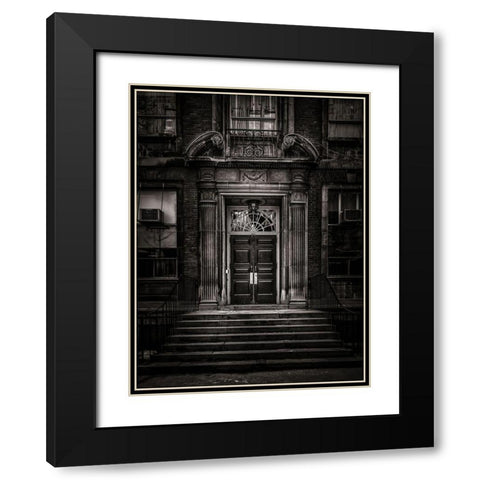 University of Toronto Fitzgerald Building No 2 Black Modern Wood Framed Art Print with Double Matting by Carson, Brian