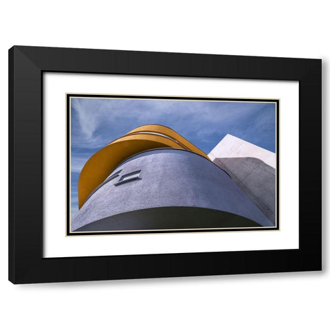 Wall house 06 Black Modern Wood Framed Art Print with Double Matting by Luycx, Theo