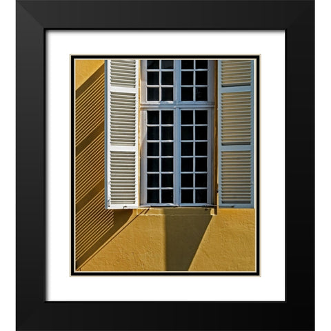 Dont let the sunshine in Black Modern Wood Framed Art Print with Double Matting by Joosten, Lus
