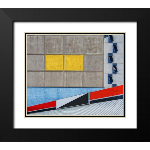 What Can I Say Black Modern Wood Framed Art Print with Double Matting by Pearson, Wayne