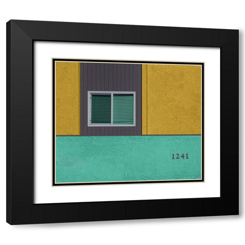 1241 Black Modern Wood Framed Art Print with Double Matting by Labagnara, Roxana