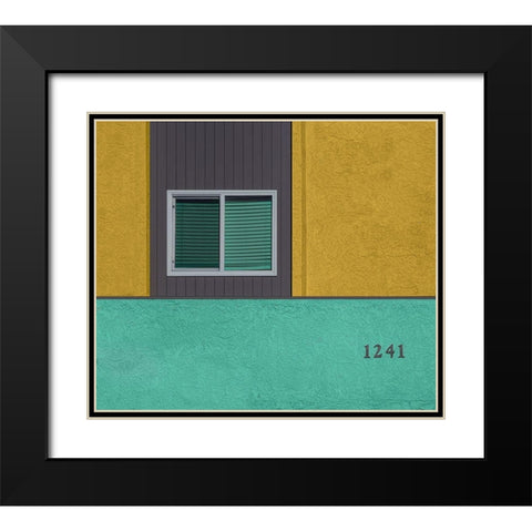 1241 Black Modern Wood Framed Art Print with Double Matting by Labagnara, Roxana