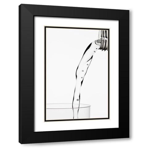 thirsty Black Modern Wood Framed Art Print with Double Matting by Pabst, Christian
