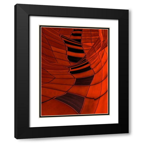 Carenza Black Modern Wood Framed Art Print with Double Matting by Claes, Gilbert