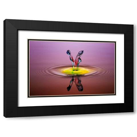 you and me Black Modern Wood Framed Art Print with Double Matting by Berkati, Muhammad