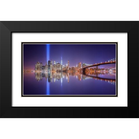 In memorial Black Modern Wood Framed Art Print with Double Matting by Martin Castan, David