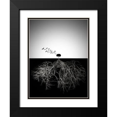 Do not judge according to appearance Black Modern Wood Framed Art Print with Double Matting by Arslanian, Souren