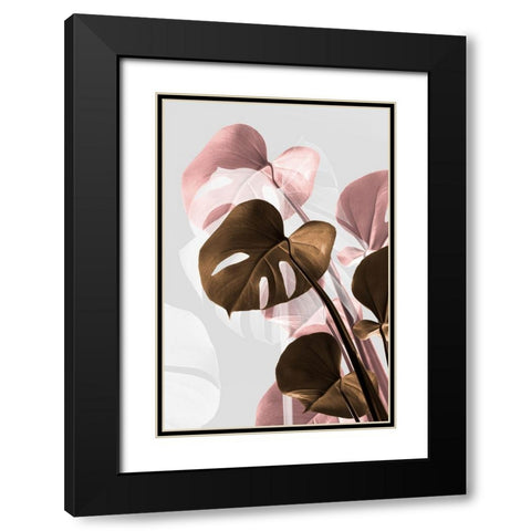 Monstera Creative 11 Black Modern Wood Framed Art Print with Double Matting by Artographie Studio