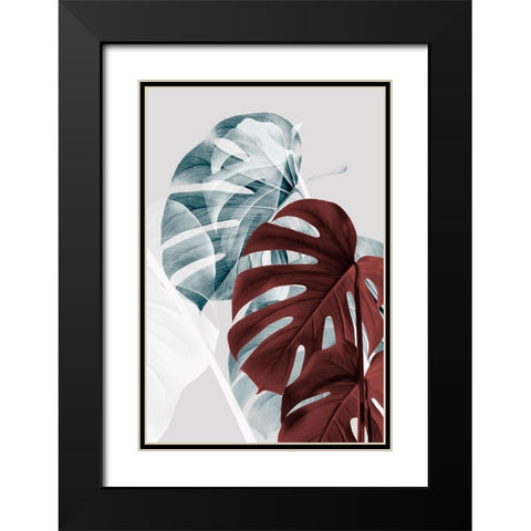 Monstera Creative 18 Black Modern Wood Framed Art Print with Double Matting by Artographie Studio