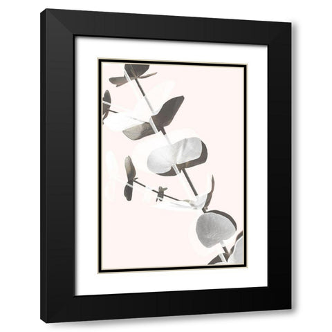 Eucalyptus Creative 13 Black Modern Wood Framed Art Print with Double Matting by Artographie Studio