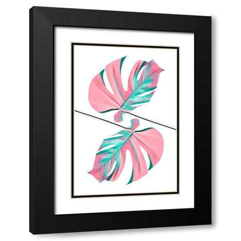 Ying Yang 06 Black Modern Wood Framed Art Print with Double Matting by Artographie Studio