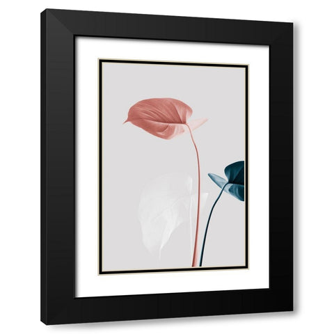 Monstera Creative 25 Black Modern Wood Framed Art Print with Double Matting by Artographie Studio