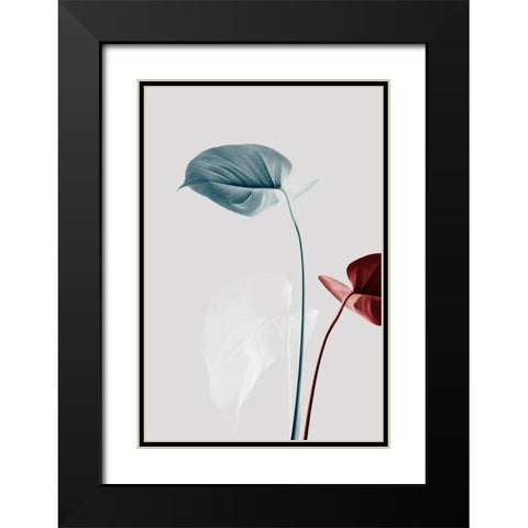 Monstera Creative 23 Black Modern Wood Framed Art Print with Double Matting by Artographie Studio