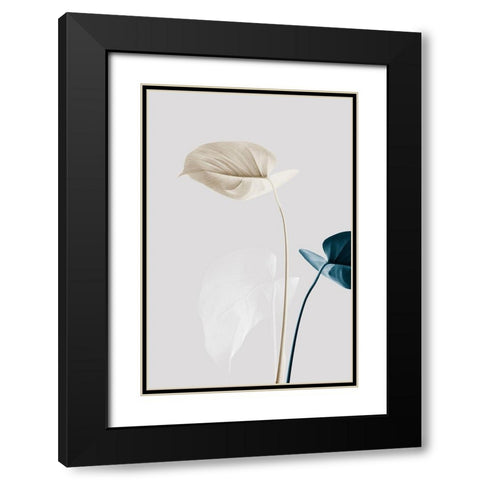 Monstera Creative 22 Black Modern Wood Framed Art Print with Double Matting by Artographie Studio