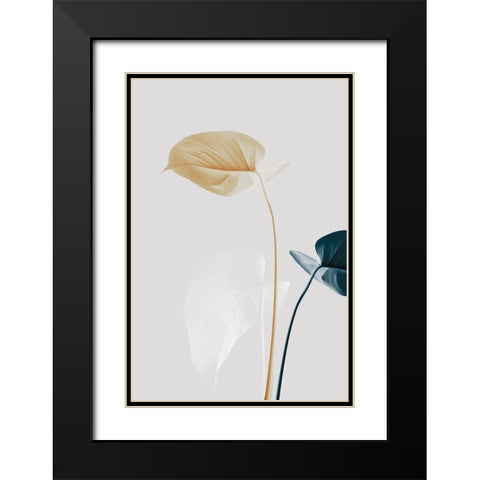Monstera Creative 20 Black Modern Wood Framed Art Print with Double Matting by Artographie Studio