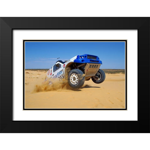 King of the Desert Black Modern Wood Framed Art Print with Double Matting by Alaberdov, Arsen