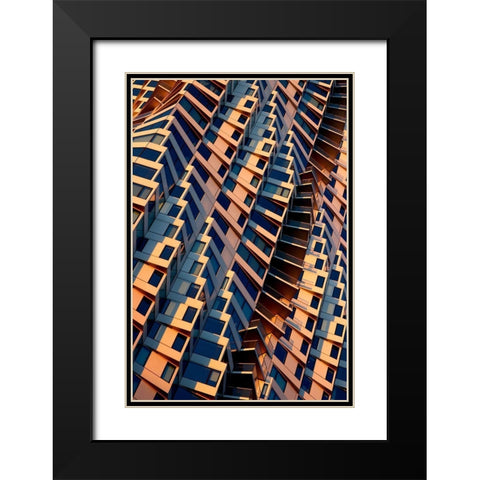 The Light before the Storm Black Modern Wood Framed Art Print with Double Matting by Wechsler, Robin
