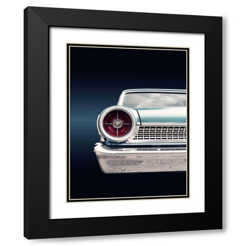 US classic car 1963 Galaxie Black Modern Wood Framed Art Print with Double Matting by Gube, Beate