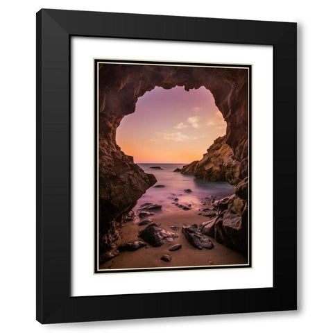 Leo Carrillo Black Modern Wood Framed Art Print with Double Matting by Rohr, Declan