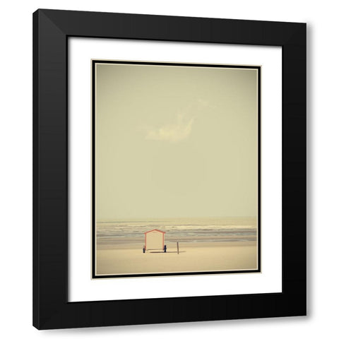 La cabina Black Modern Wood Framed Art Print with Double Matting by Della Latta, Massimo