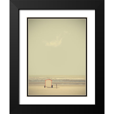 La cabina Black Modern Wood Framed Art Print with Double Matting by Della Latta, Massimo