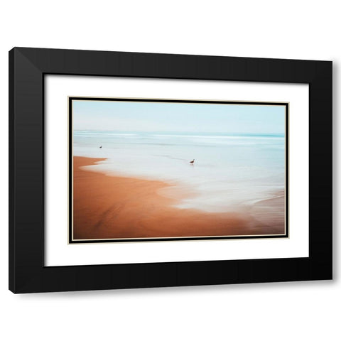 The beach Black Modern Wood Framed Art Print with Double Matting by Lichtbildidealisten
