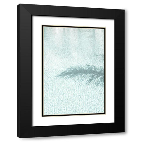 Pool 006 Black Modern Wood Framed Art Print with Double Matting by Artographie Studio