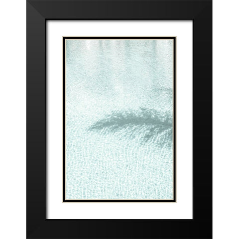 Pool 006 Black Modern Wood Framed Art Print with Double Matting by Artographie Studio