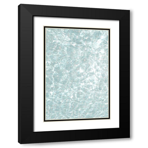 Solaris 01 Black Modern Wood Framed Art Print with Double Matting by Artographie Studio