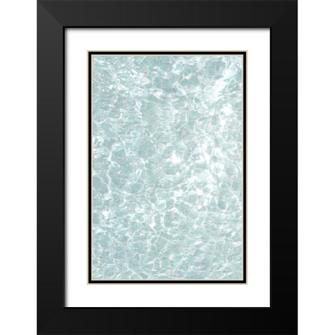 Solaris 01 Black Modern Wood Framed Art Print with Double Matting by Artographie Studio