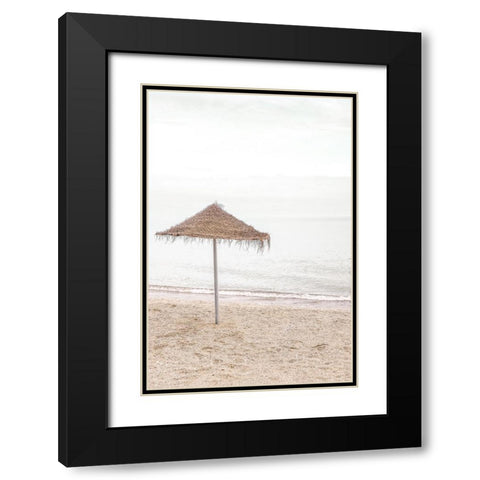 Solaris 06 Black Modern Wood Framed Art Print with Double Matting by Artographie Studio