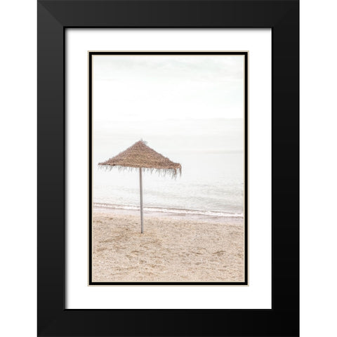 Solaris 06 Black Modern Wood Framed Art Print with Double Matting by Artographie Studio