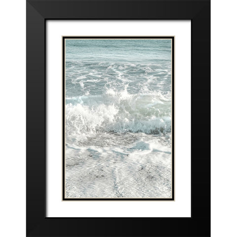 Solaris 10 Black Modern Wood Framed Art Print with Double Matting by Artographie Studio