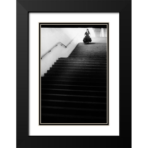 Too Much Heaven Black Modern Wood Framed Art Print with Double Matting by Mexia, Laura