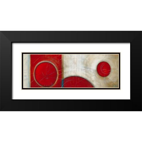 Realites Black Modern Wood Framed Art Print with Double Matting by Becam, Carole